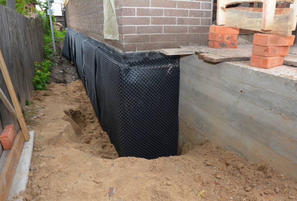 Happy homeowners after waterproofing job in Delaplane